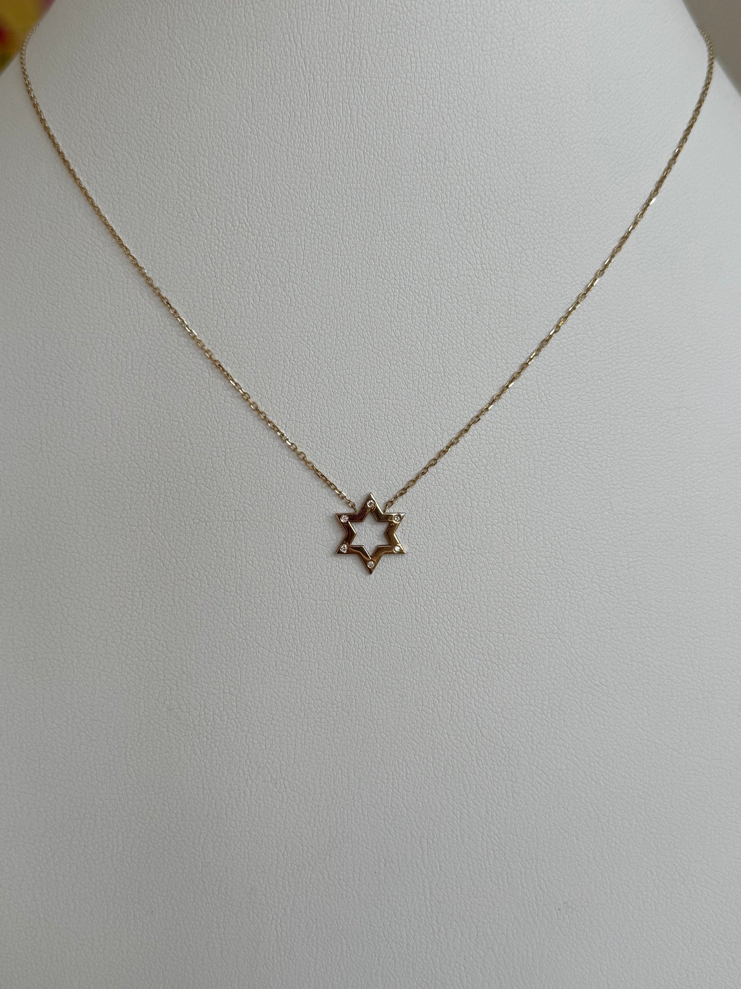 Six Point Open Magen David