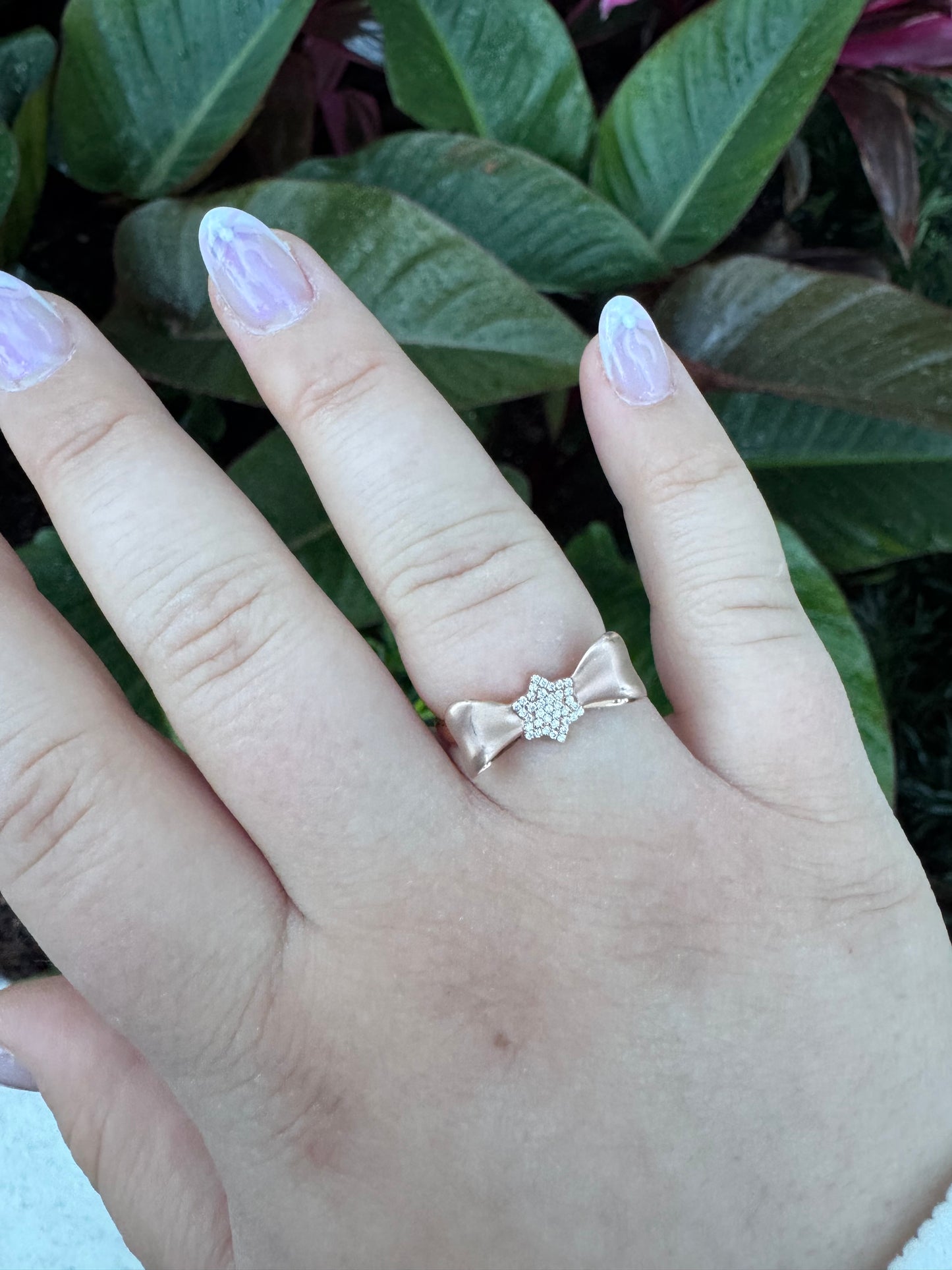 Bow Magen David Ring