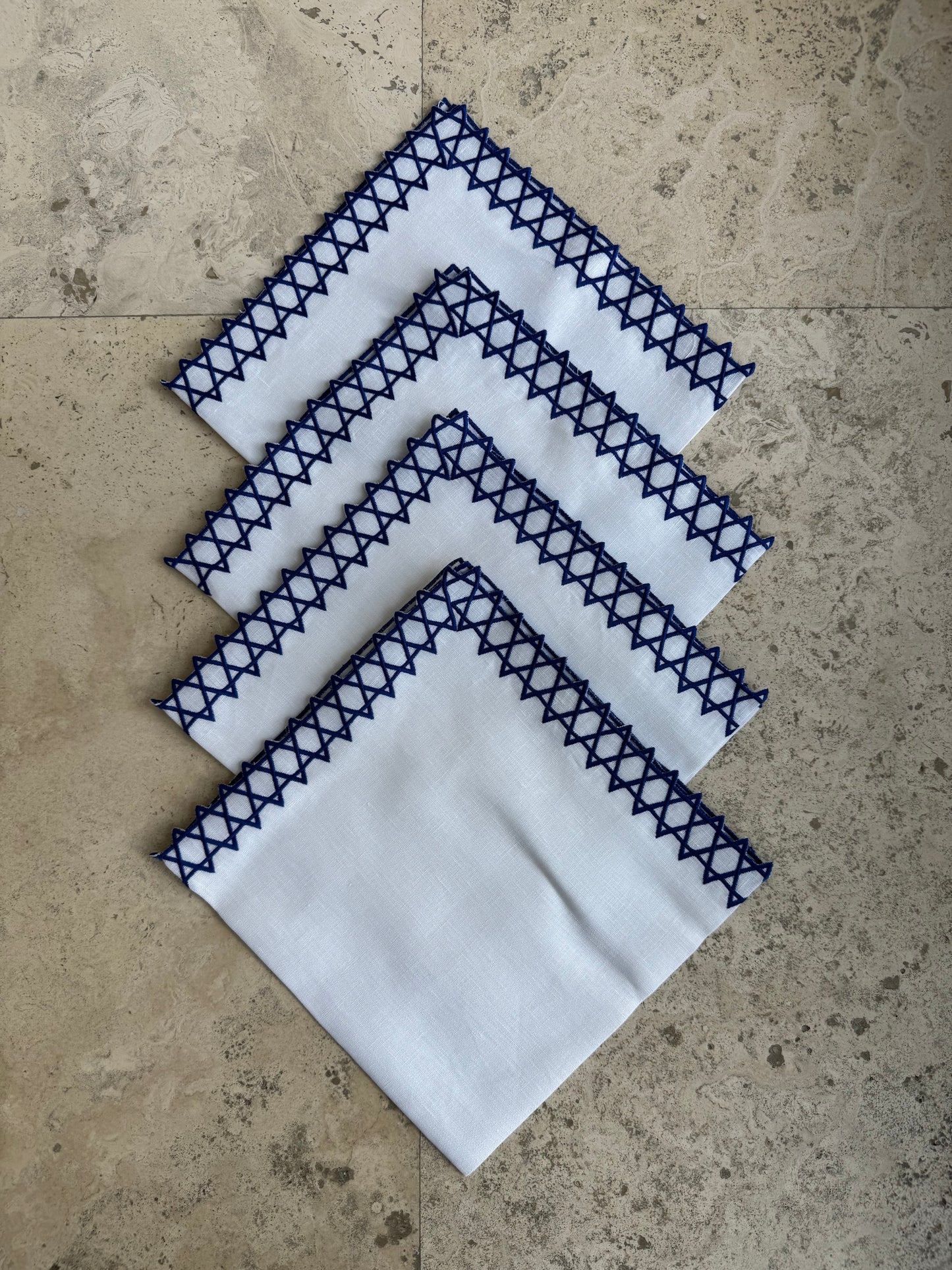 Star of David Dinner Napkins (4)