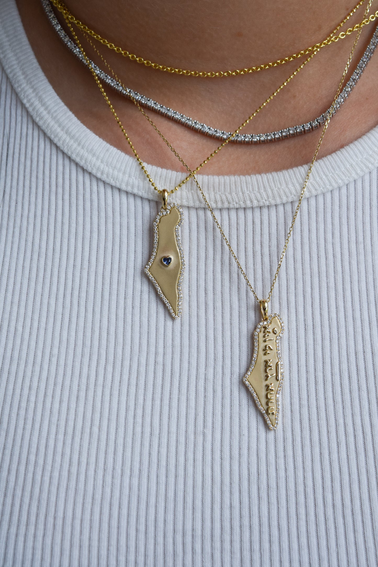 Map of Israel, Israel in Diamonds