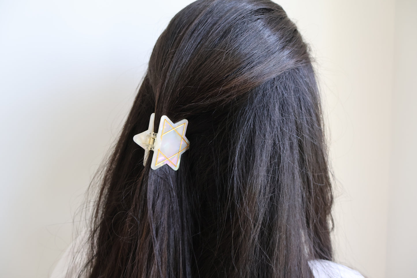 Star of David Hair Claw Clip