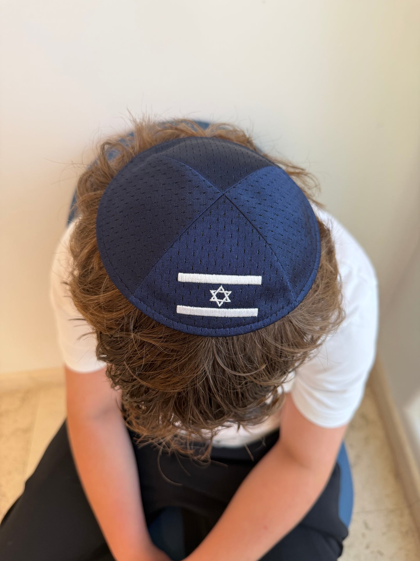 Navy Dri-fit Flag Kippa