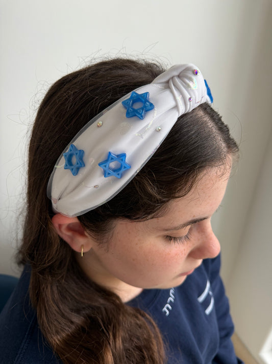B&W Israel Tulle headband