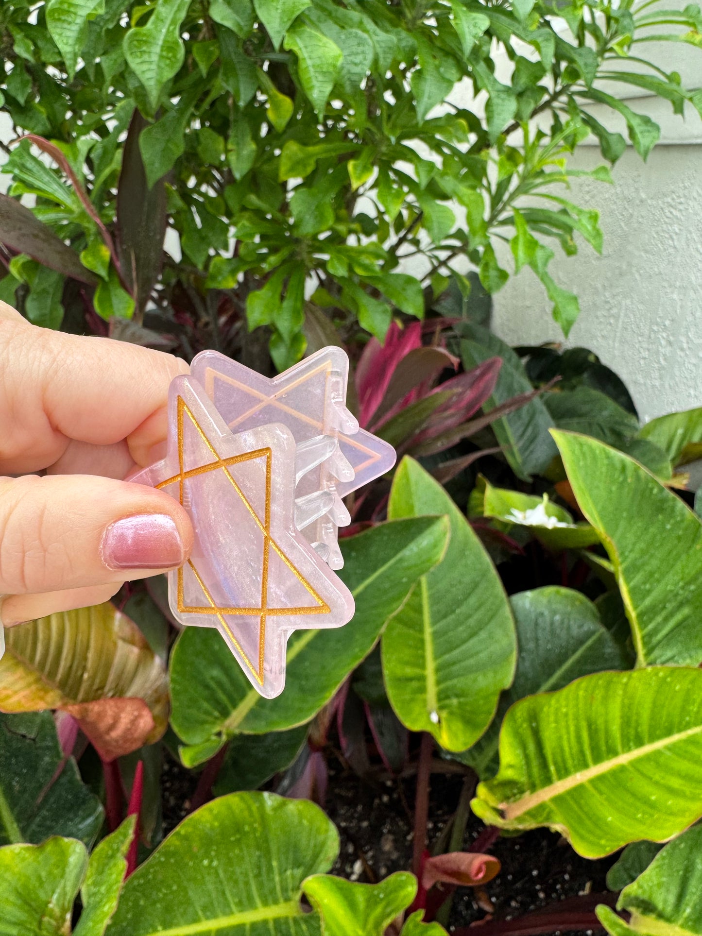 Star of David Hair Claw Clip