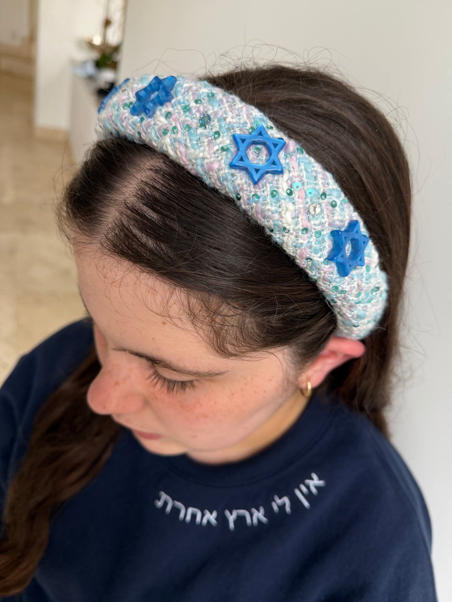 Tweed Israel headband