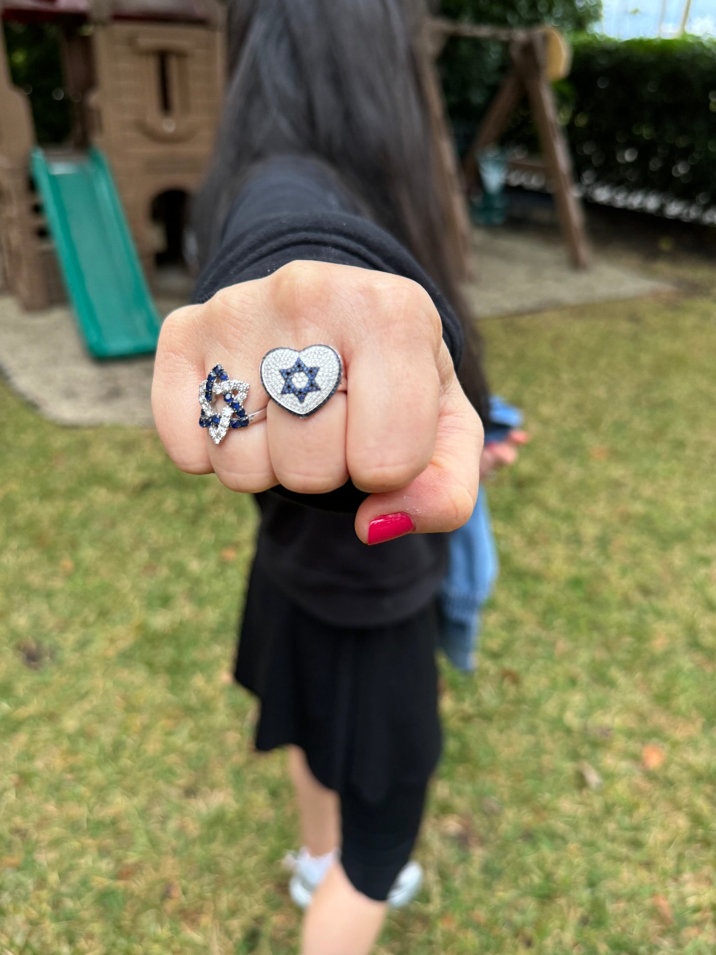 Heart Flag Ring