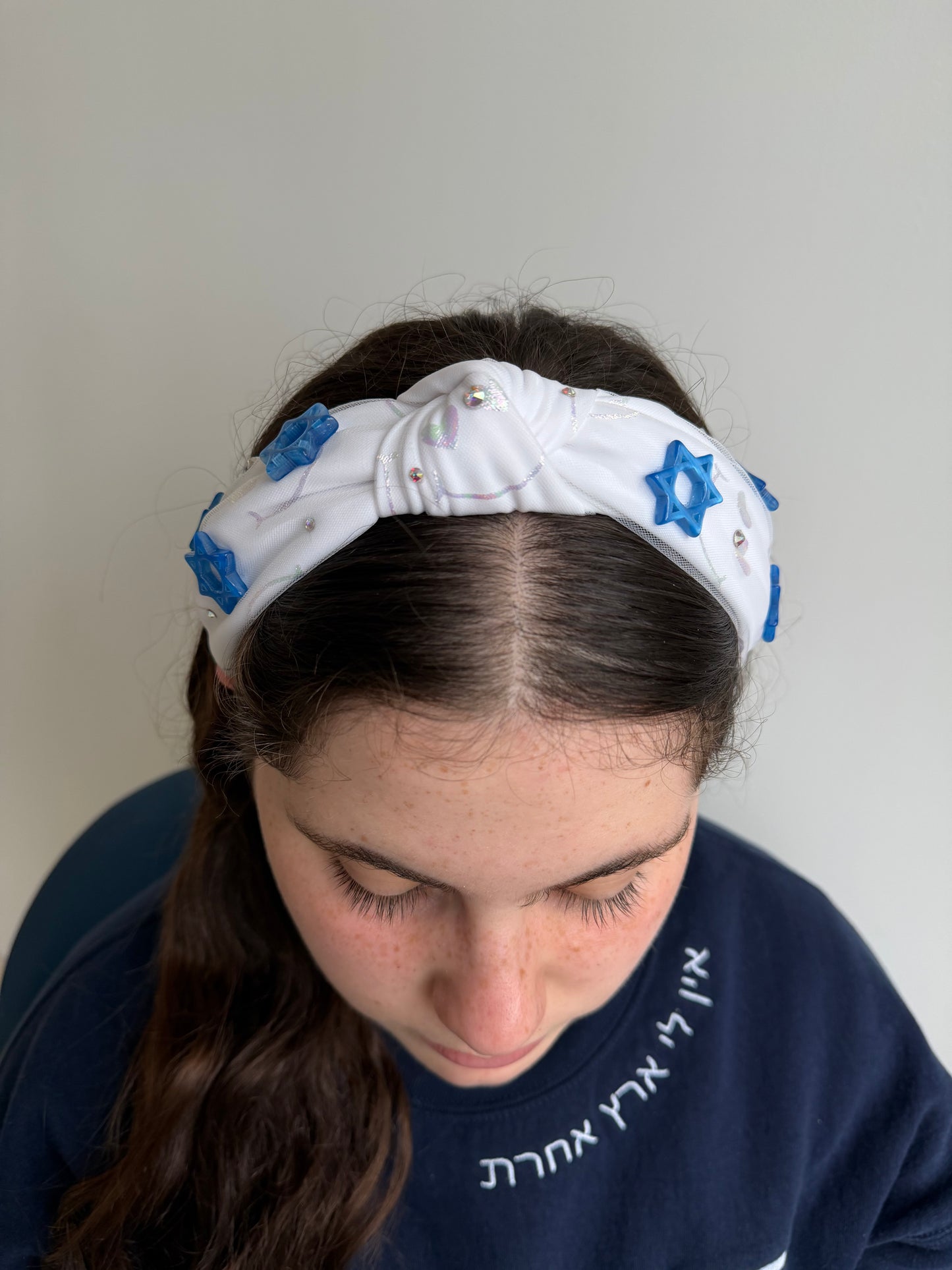 B&W Israel Tulle headband