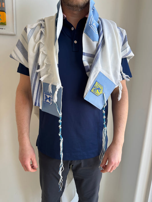 Talit, Shema Israel Hashem, with velvet bag