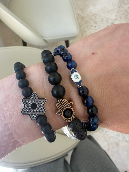 Stainless Steel Beaded Bracelets
