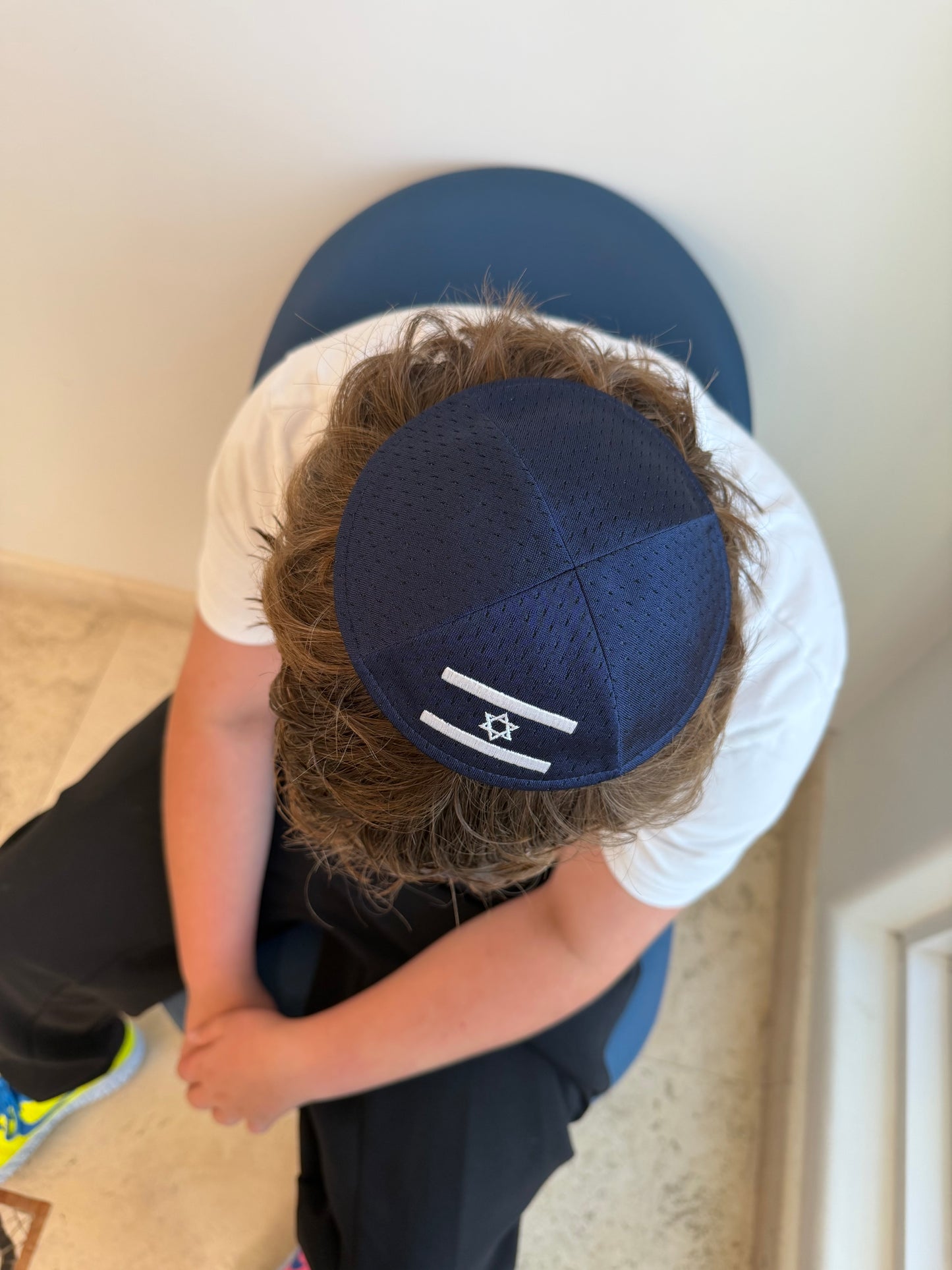 Navy Dri-fit Flag Kippa