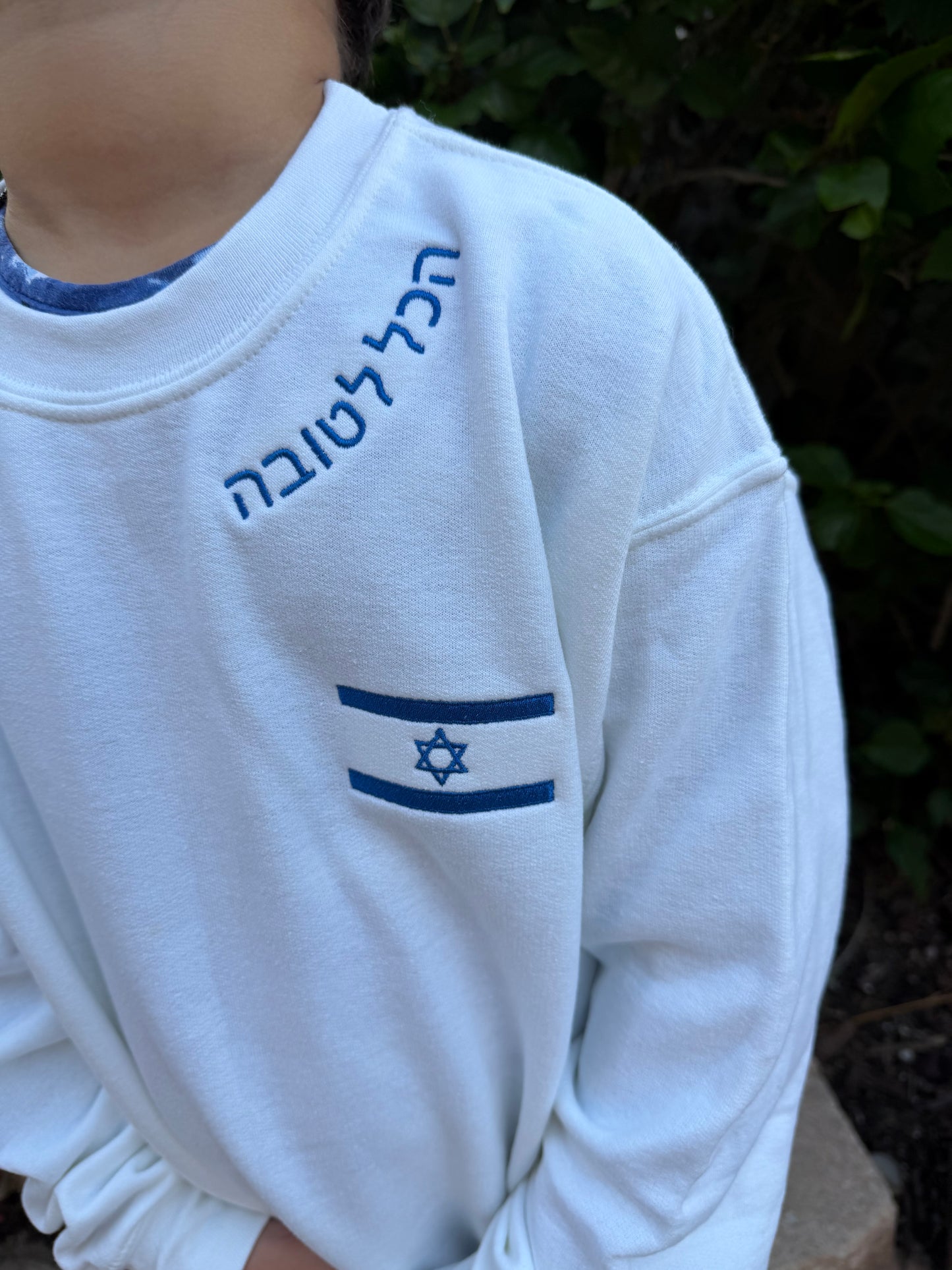 Tova White Crew Sweater KIDS!
