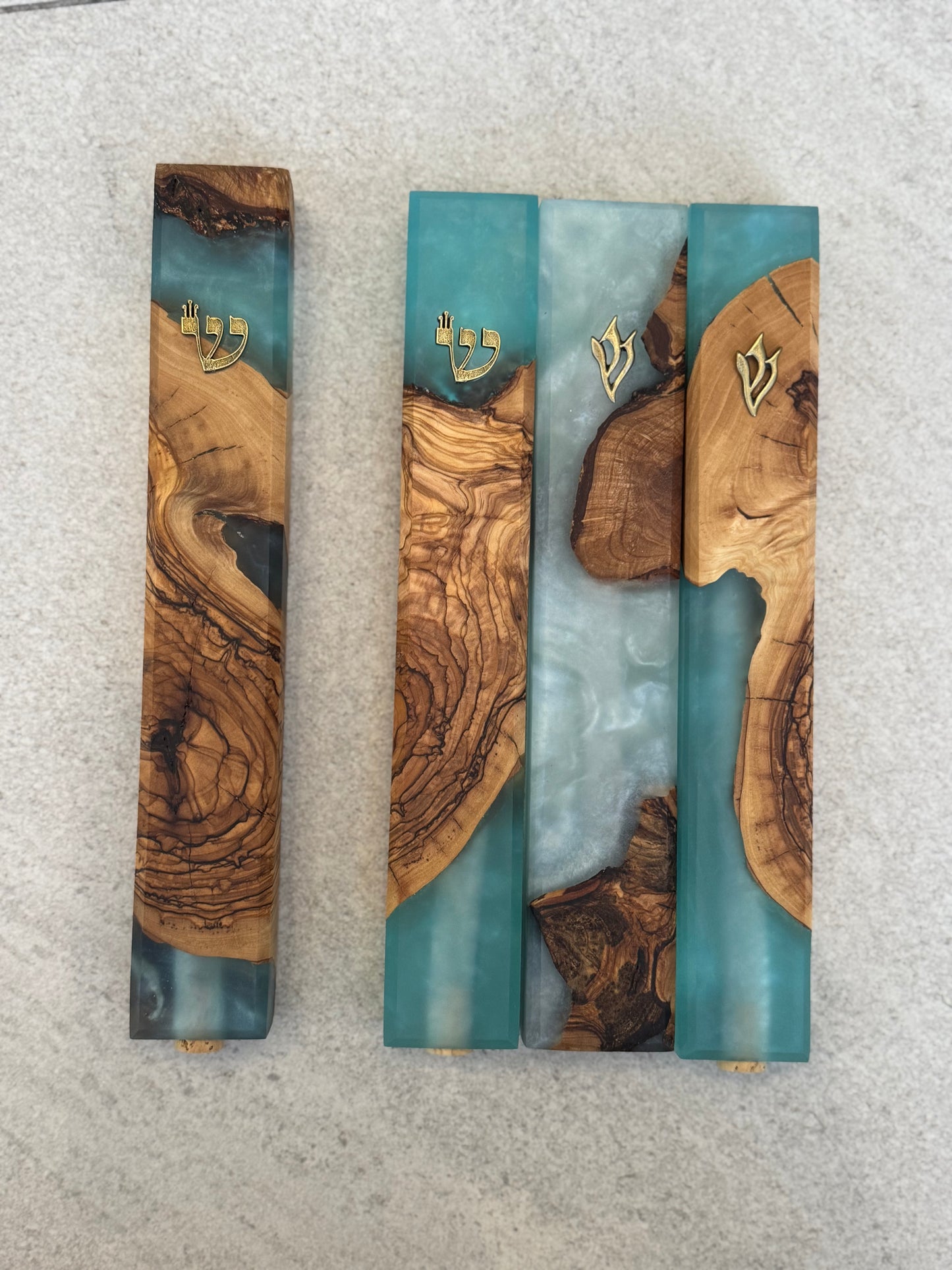Wood Mezuzot