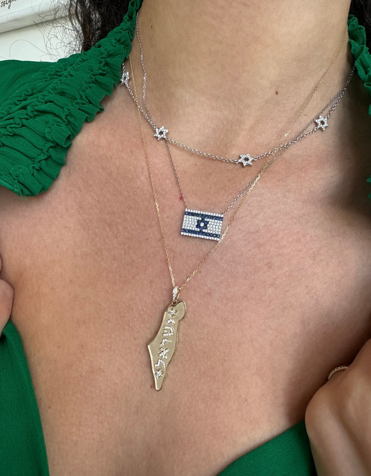 Map of Israel, Israel in Diamonds