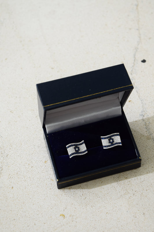 Israel Flag Cufflinks