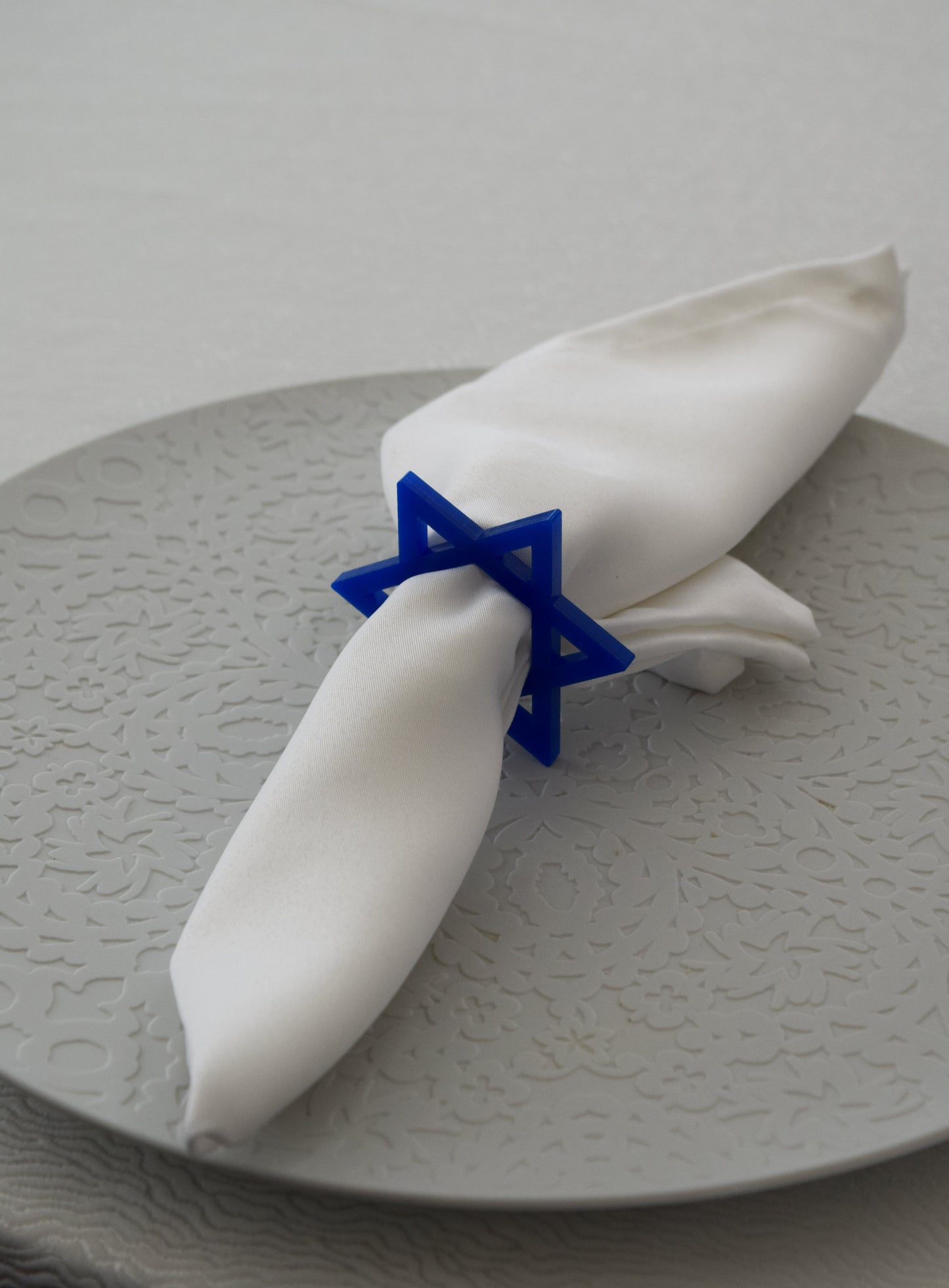 6 Star of David Napkin Rings