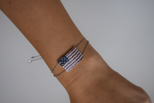 American Flag Bracelet