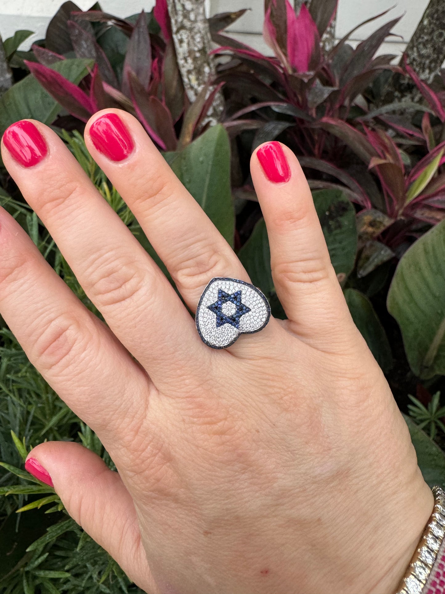 Heart Flag Ring