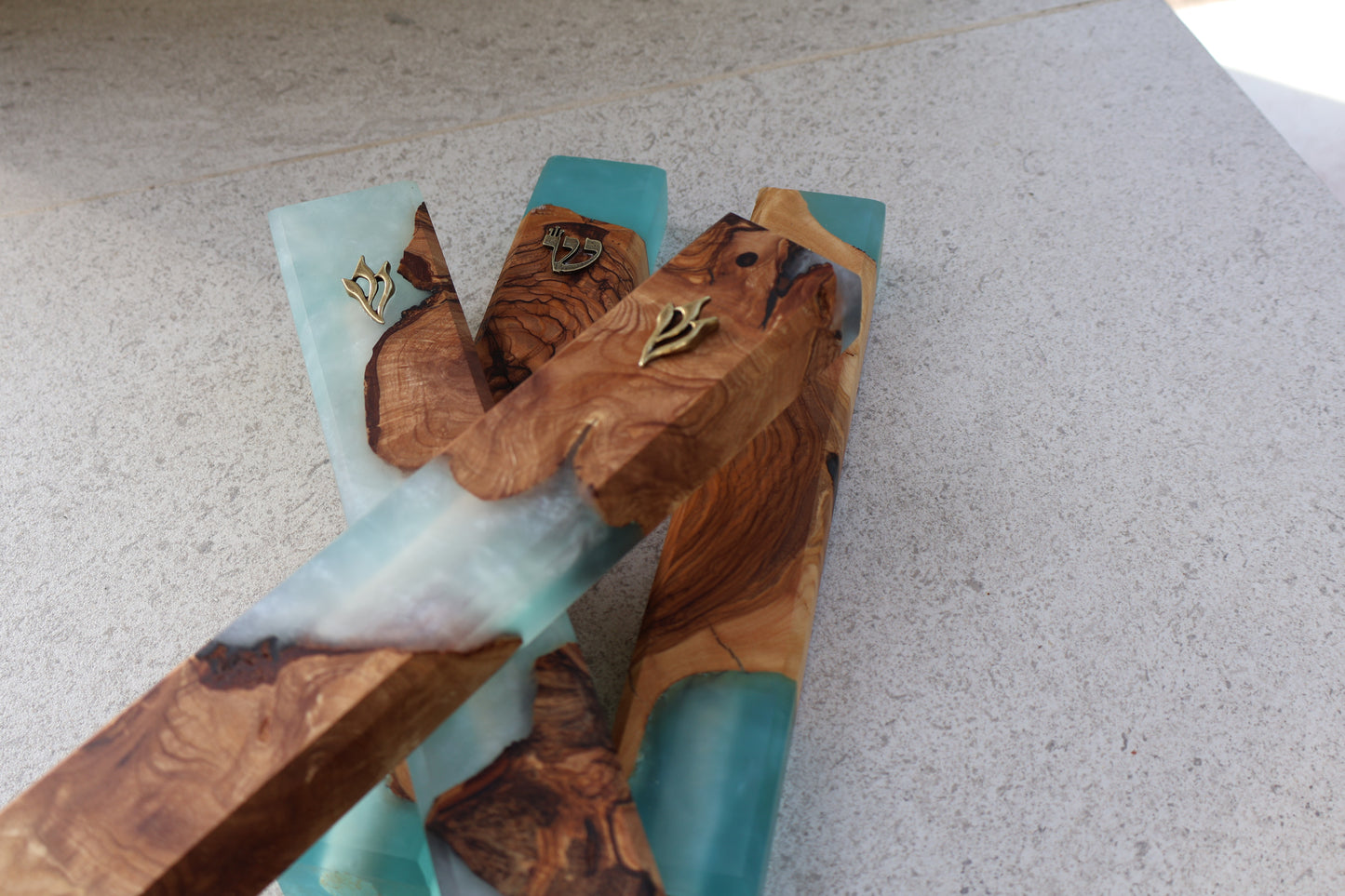 Wood Mezuzot