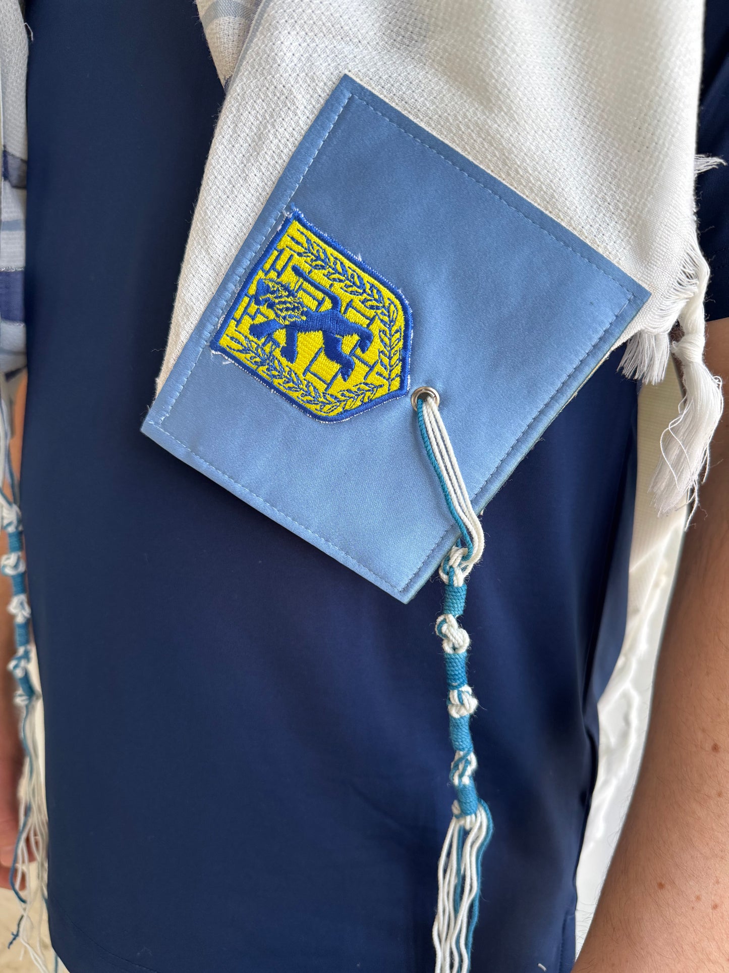 Talit, Shema Israel Hashem, with velvet bag