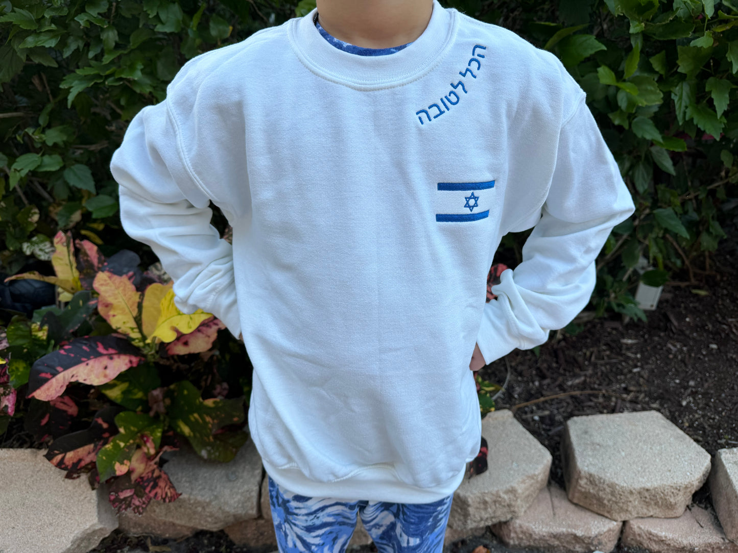 Tova White Crew Sweater KIDS!