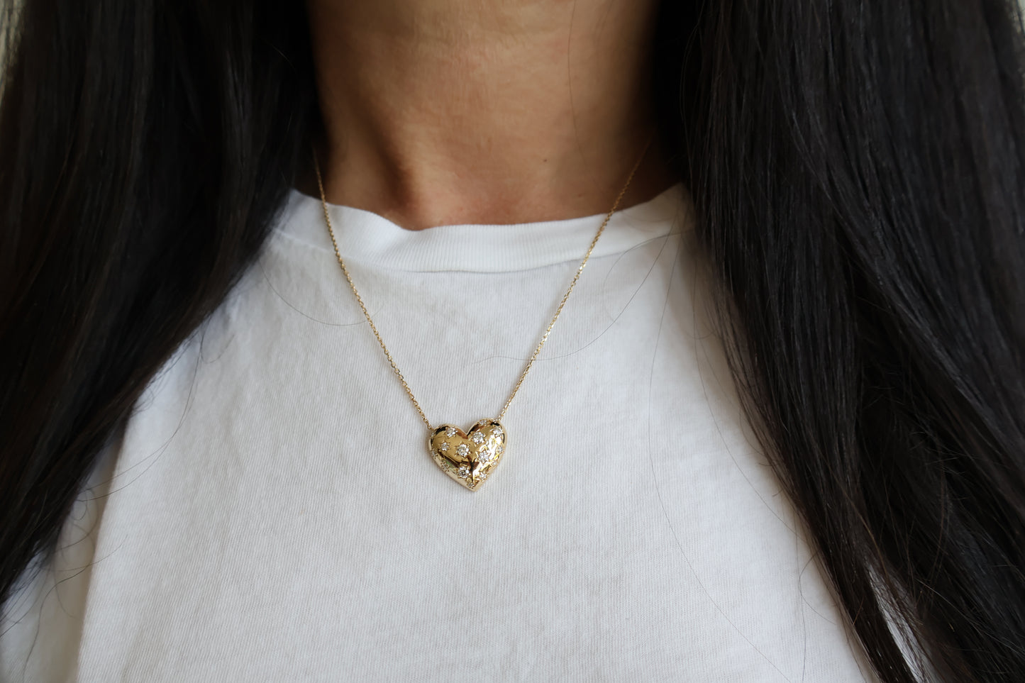 Bubble Heart with Stars