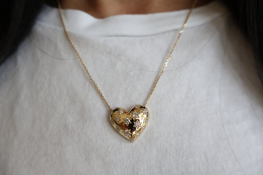 Bubble Heart with Stars