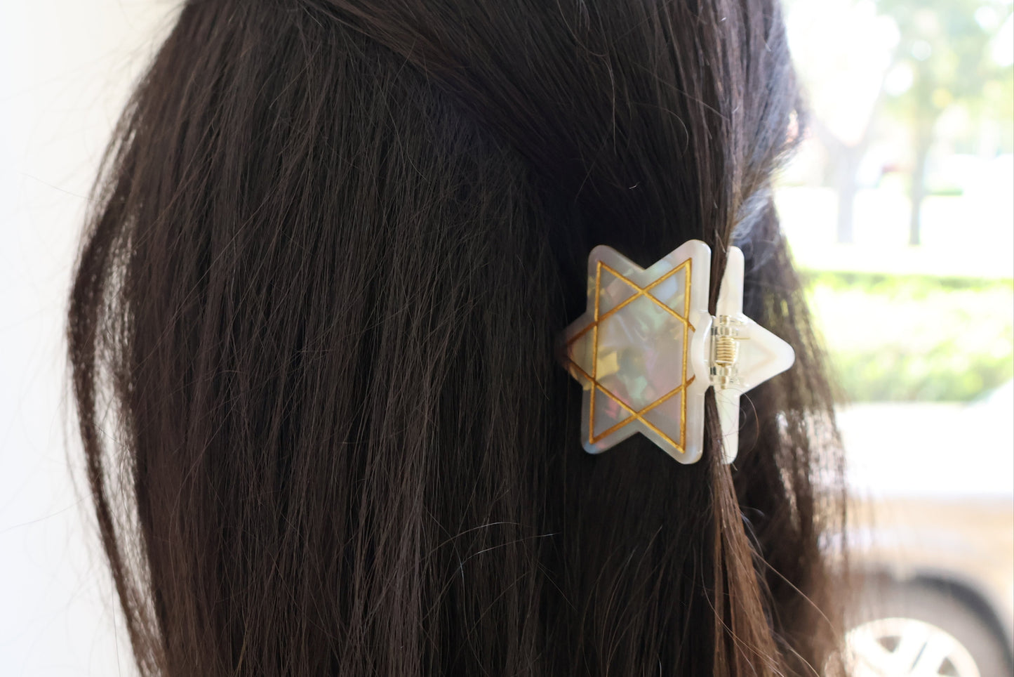 Star of David Hair Claw Clip