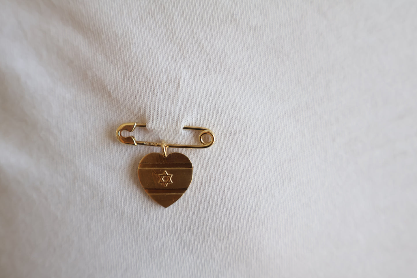 Zionist Heart Pin