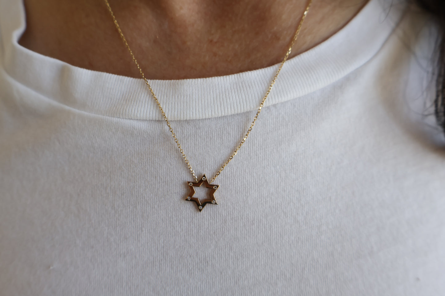 Six Point Open Magen David