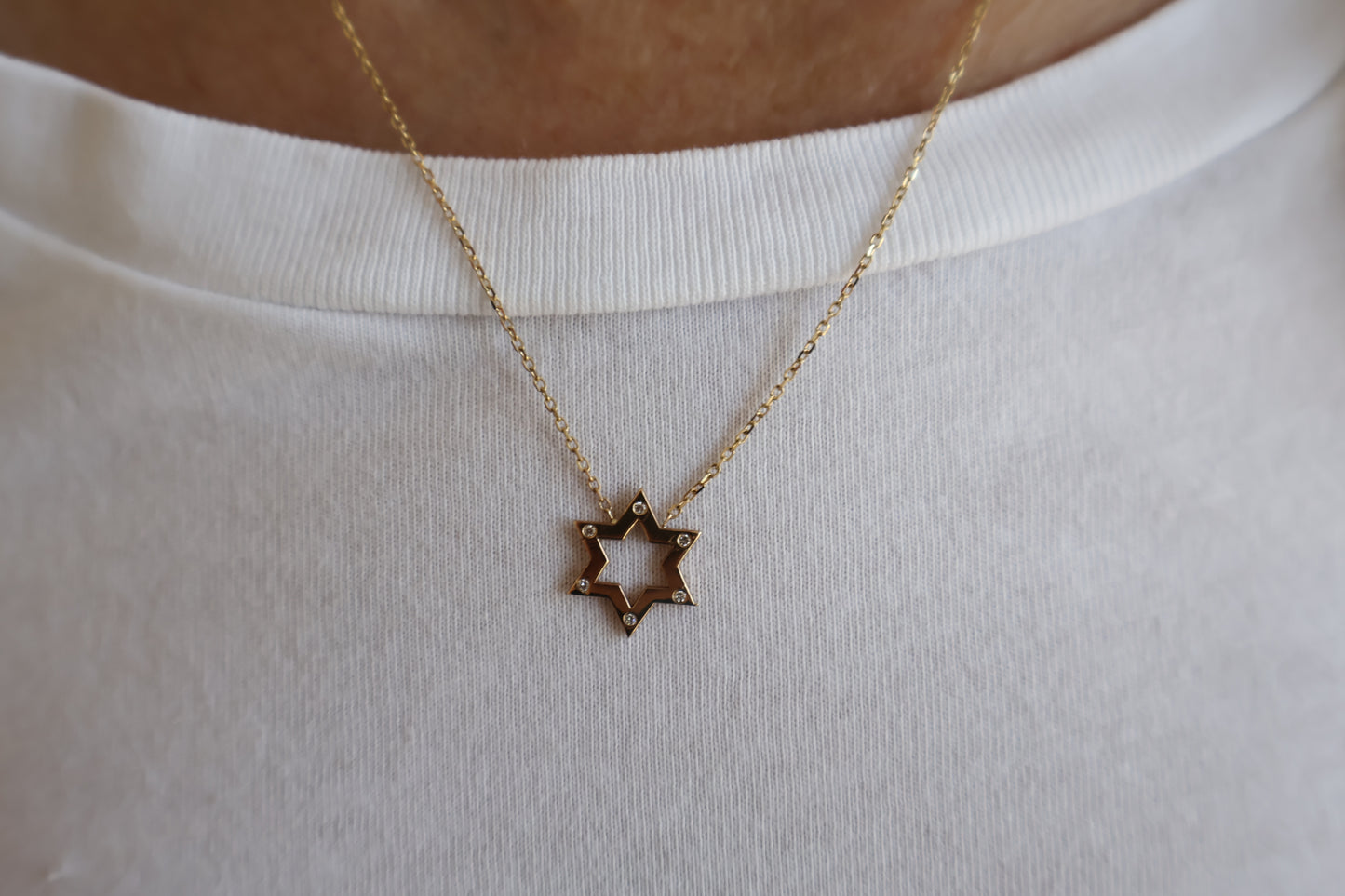 Six Point Open Magen David