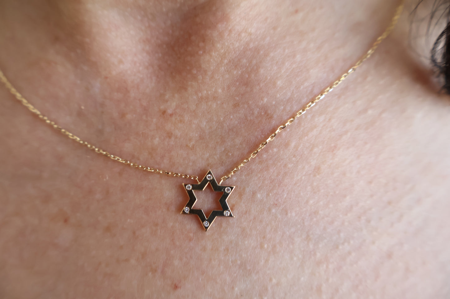 Six Point Open Magen David