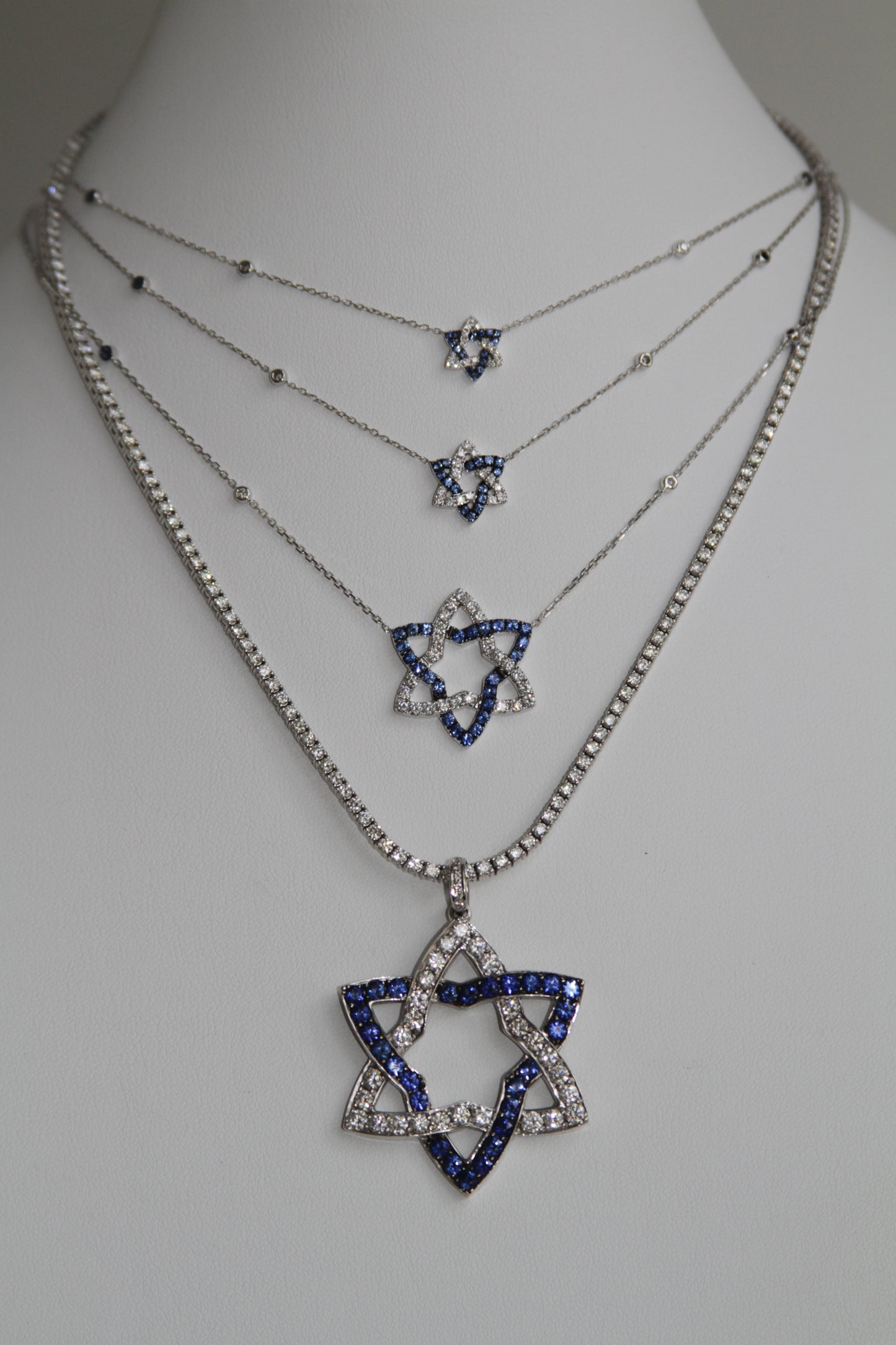 Two-Tone DOUBLE Magen David