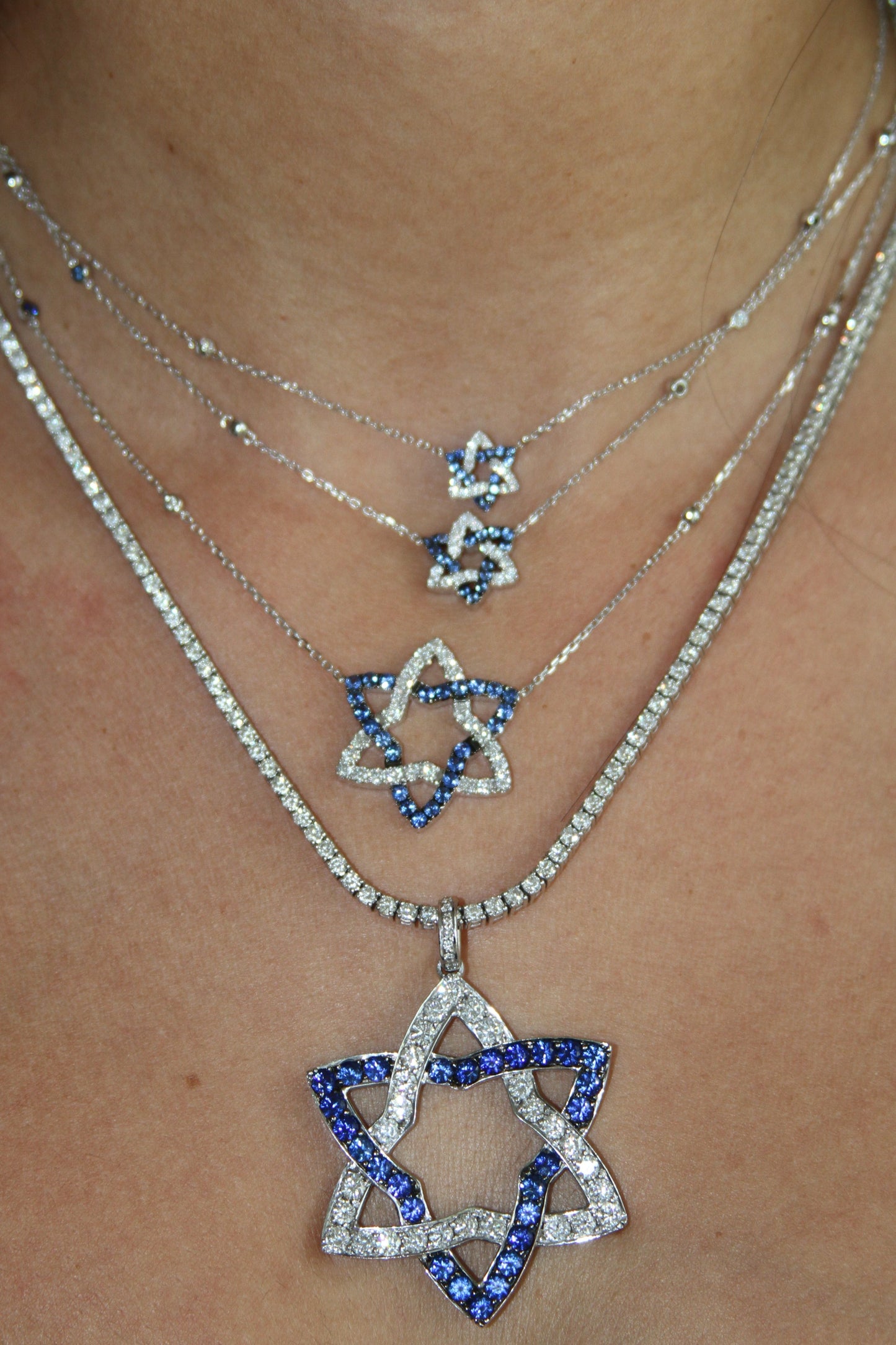 Two-Tone DOUBLE Magen David