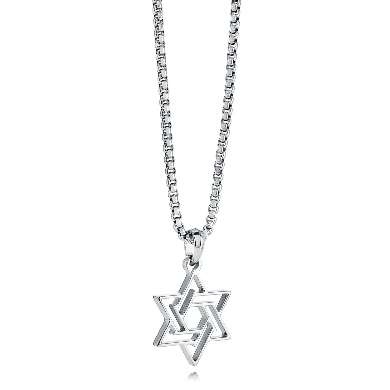 Brushed Star Of David Pendant